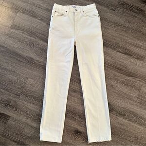 Re/done Originals 70's Straight in Vintage White